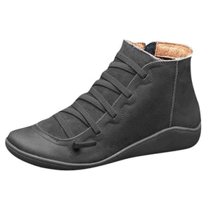 Leather Retro Boots