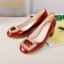 Load image into Gallery viewer, red heeled shoes